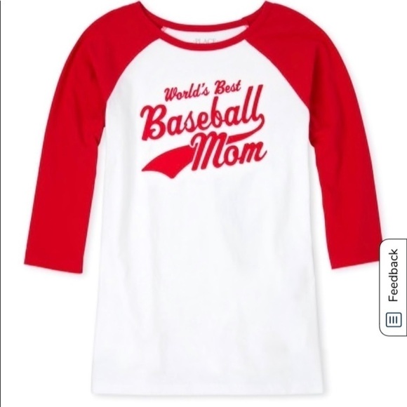 The Children's Place Tops - Children’s place baseball mom tee NWT